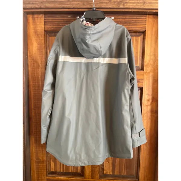 CHARLES RIVER APPAREL AUDI RAINCOAT 1/2 ZIP JACKET MEDIUM - Image 8