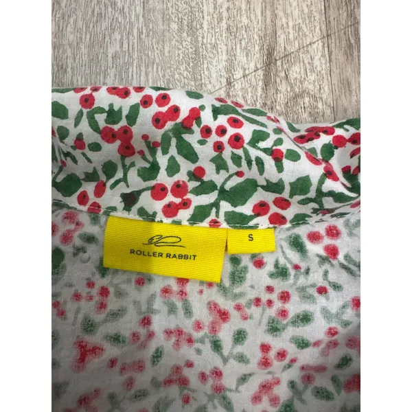 Roller Rabbit Roberta Christmas Holly Berry Size Small Womens Pajamas Set - Image 4