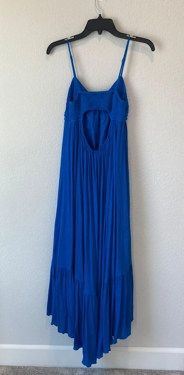 Free People Royal Blue Mosaic Maxi Dress Size XS - Image 6