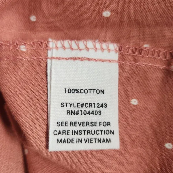 Mine Terra Cotta Sleeveless Blouse with Embroidered Details NWOT Size Large - Image 6