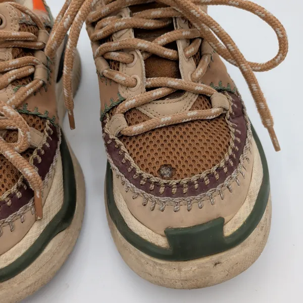 Farm Rio ZigZag Mixed‎ Media Whipstitch Platform Sneakers Womens 6 EUR 36 - Image 10