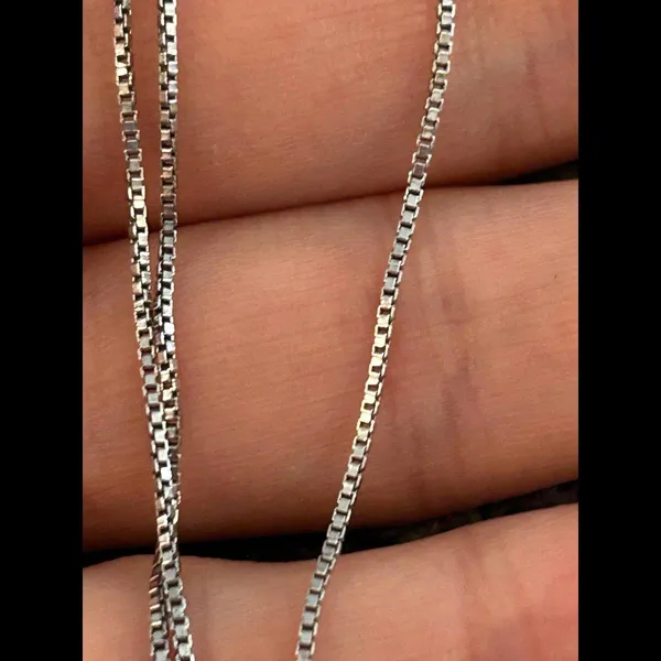 Necklace chain 925 sterling silver 18 inch h4 - Image 2