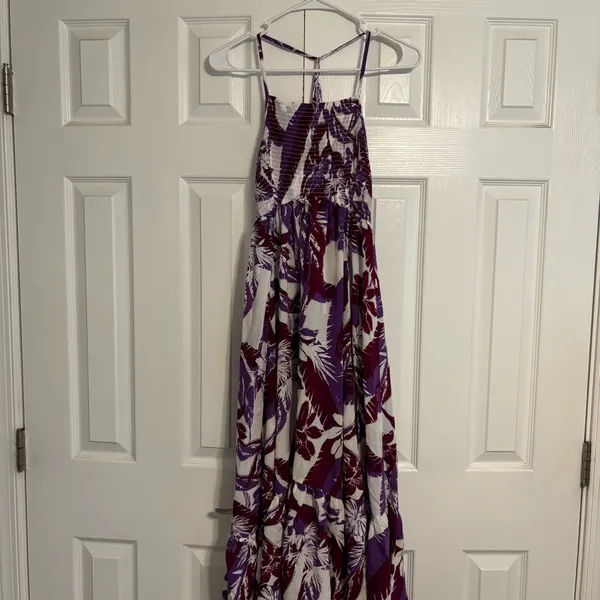 Free People Heat Wave Smocked Floral Maxi Dress - Image 3