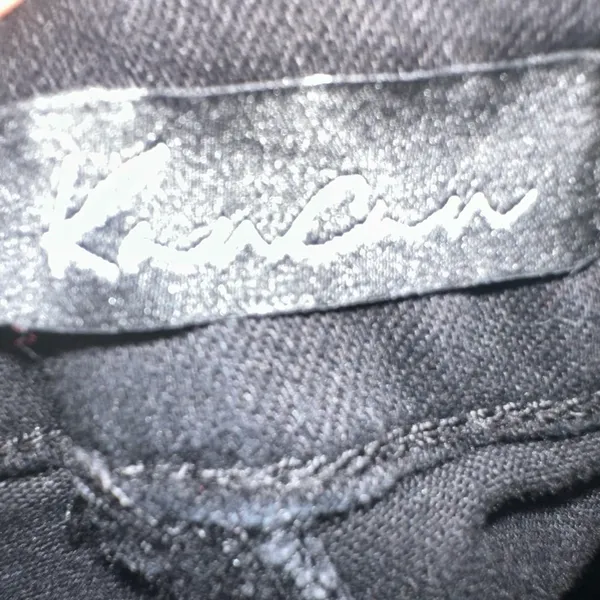 KanCan Black Distressed Jean Shorts Festival Boho - Image 3