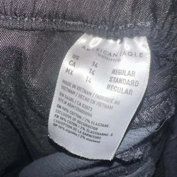 American Eagle corduroy size 14 normcore hi-rise mom pants - Image 2