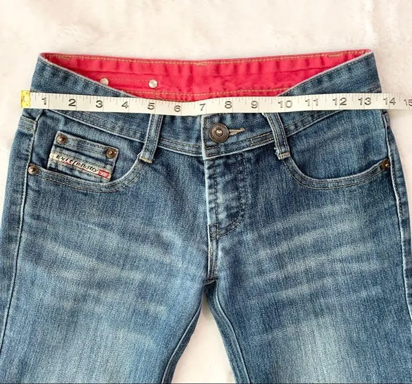 EXIT Medium Wash Denim Bermuda Jean Shorts Size 25 - Image 3