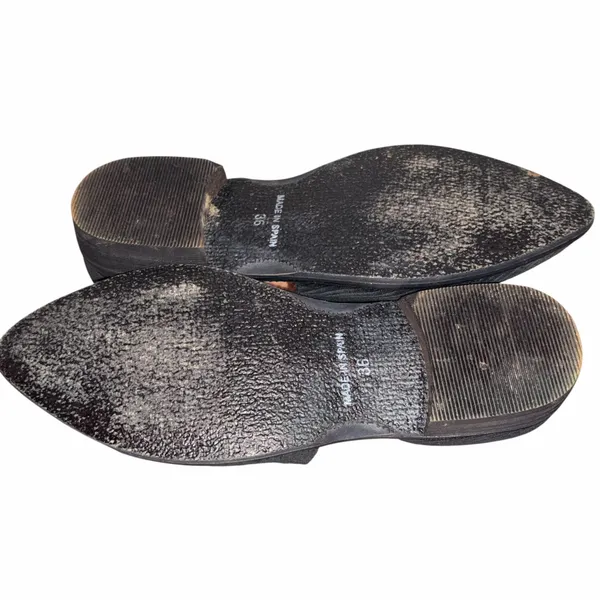 Free People Black Corduroy Royale Flats 36 - Image 10
