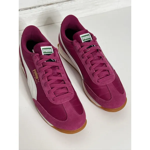 PUMA Easy Rider Sneakers Shoe Size 11 Magenta Low Profile Retro - Image 5