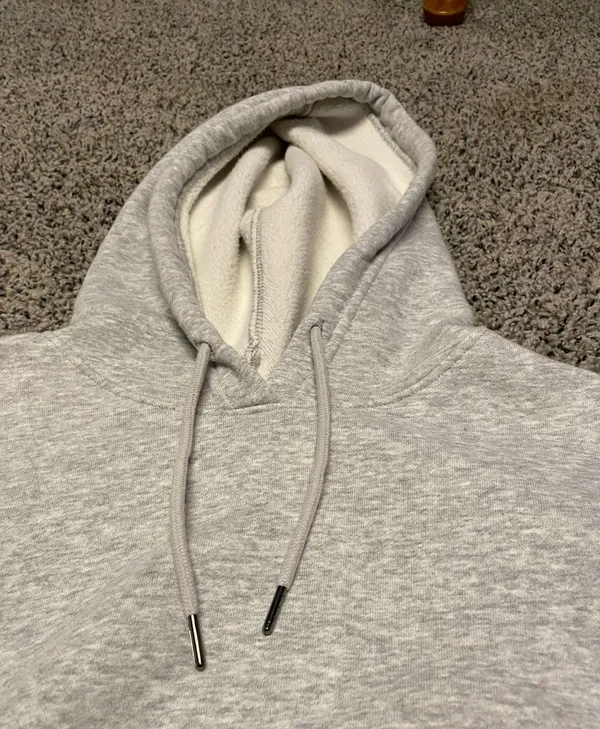 Grey Hoodie Gray Size M - Image 3