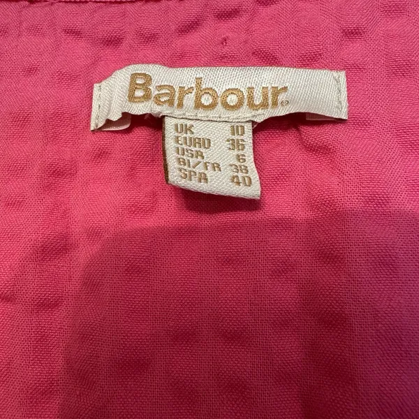 Barbour Women Size 6 Begonia‎ Pink Sea Daisy Dress Anthropologie Saks Nordstrom - Image 8