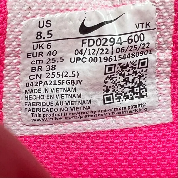 Nike Air Max Excee Hyper Pink‎ White FD0294-600 Womens Size 8.5 Sneakers - Image 8