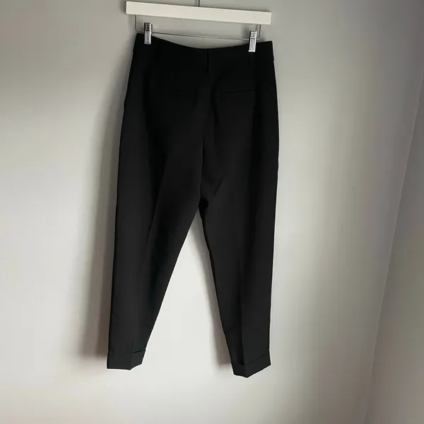 Banana Republic Black Trousers Minimalist Neutral Work Career Office size‎ 0 - Image 2
