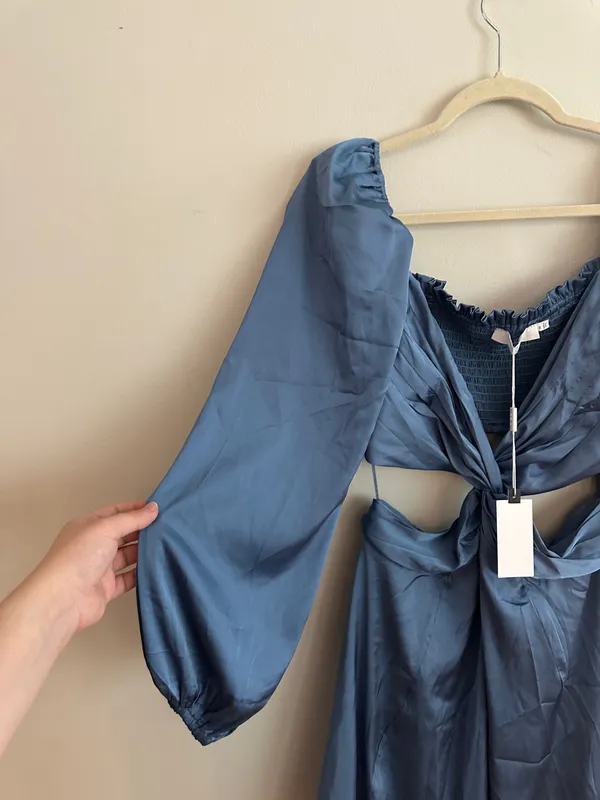 ASTR The Label Anamaria Mini Dress Blue - Image 9