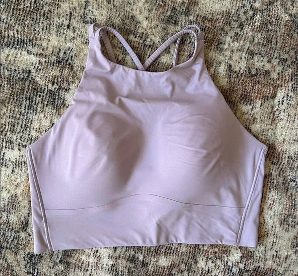 Lululemon Like A Cloud High Neck Longline, Dusty Rose - Image 2