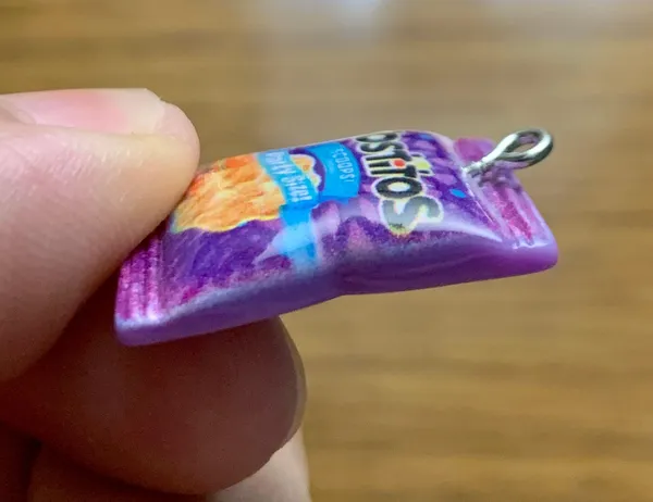 Tostitos Chips Charm Pendant Purple - Image 5