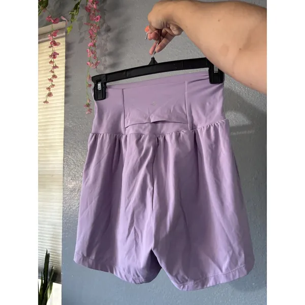 Halara Lavender High Waist Flowy Athletic Shorts S Tennis Pickleball Running Gym - Image 4