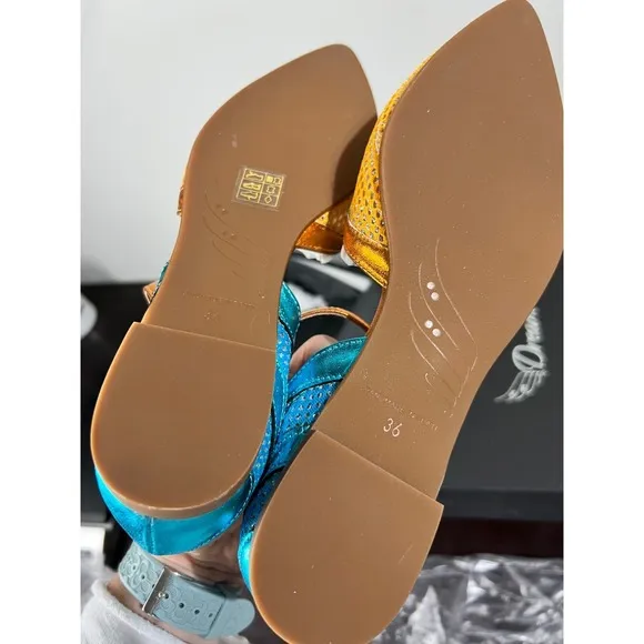Dream Walkers Kusama Orange 36 Women's Flats Handmade in‎ Spain - Image 9