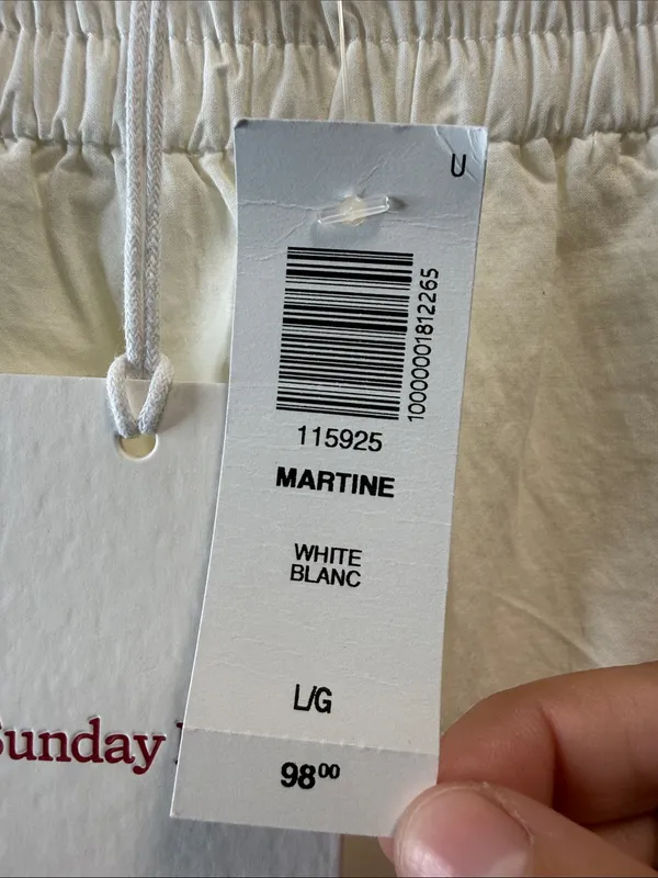 Aritzia Sunday Best Martine Poplin Skirt Tiered poplin maxi Skirt White L NWT - Image 7