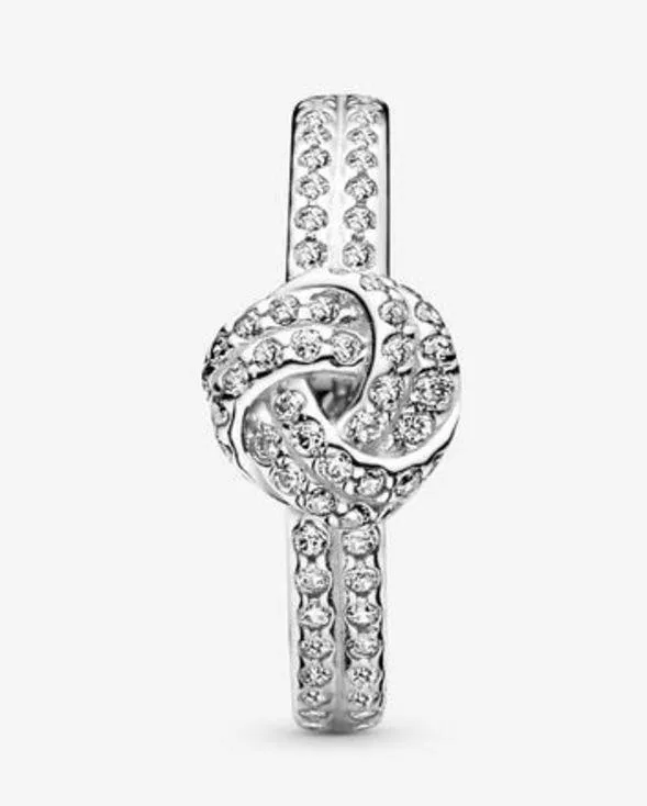 Pandora Shimmering Love Knot Ring - Image 3