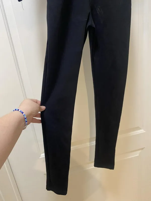 Capezio Jumpsuit Womens Large Black Footless Long Sleeve Dance Unitard Stretch - Image 3