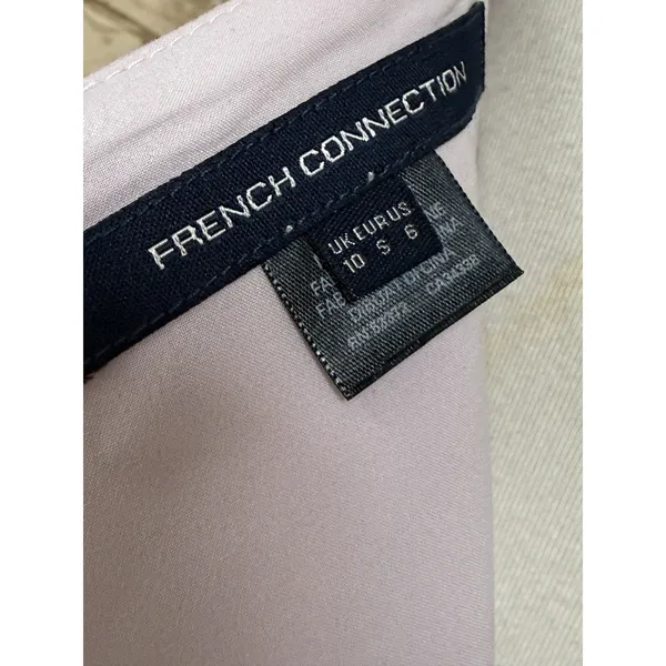 NWT French Connection Whisper Frill Hem Cami Mini Dress 6 Lilac Sachet‎ - Image 5