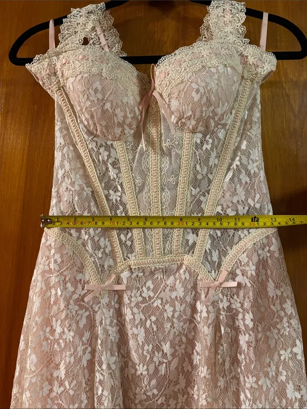 Glass Candy Corset Dress Pink Size L - Image 5