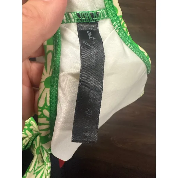 Urban Outfitters Out From Under‎ Green Checkered Daisy Bikini Set - Size S - Image 3