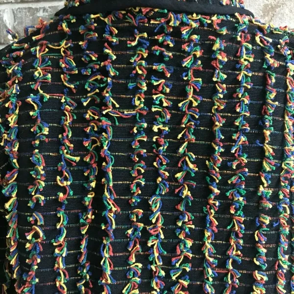 Don't Mess with Texas Jacket Blazer Large Multi Color Concho Buttons Vin… - Image 5