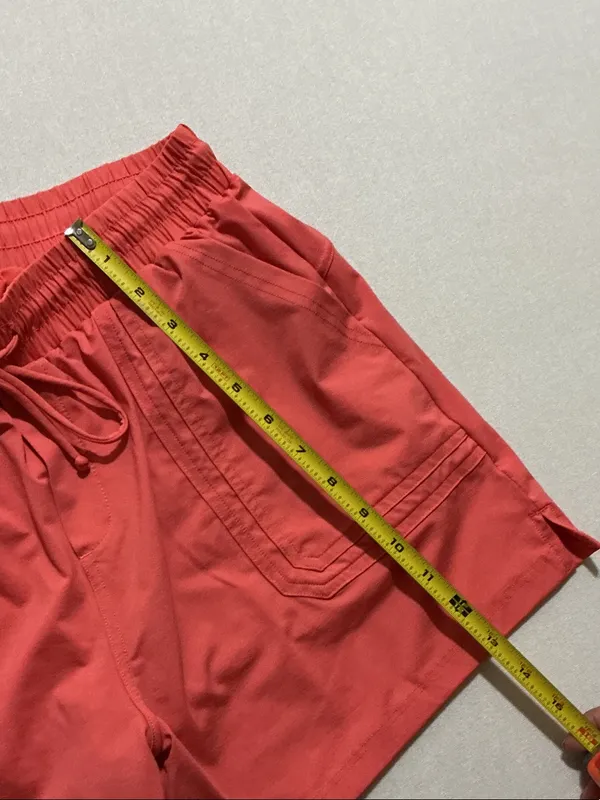 ZYIA Coral Drawstring Athletic Shorts - Image 4