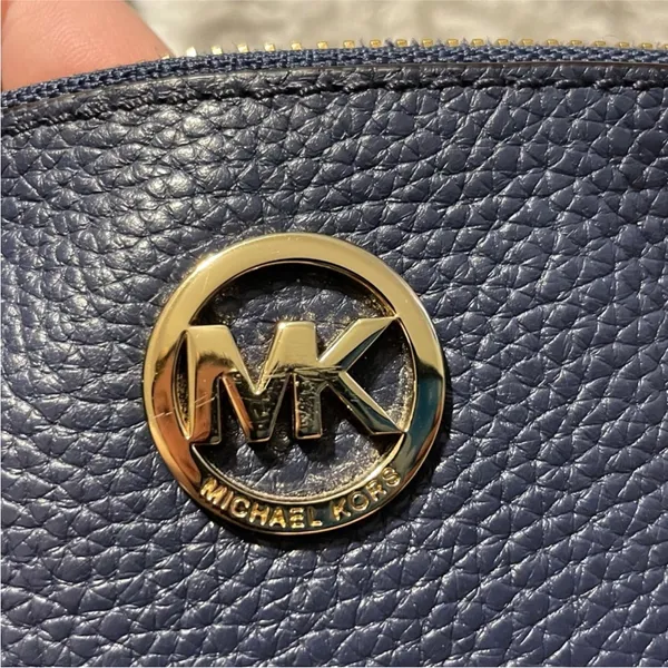 Michael Kors Fulton East West Crossbody Bag in Navy Blue - Image 9