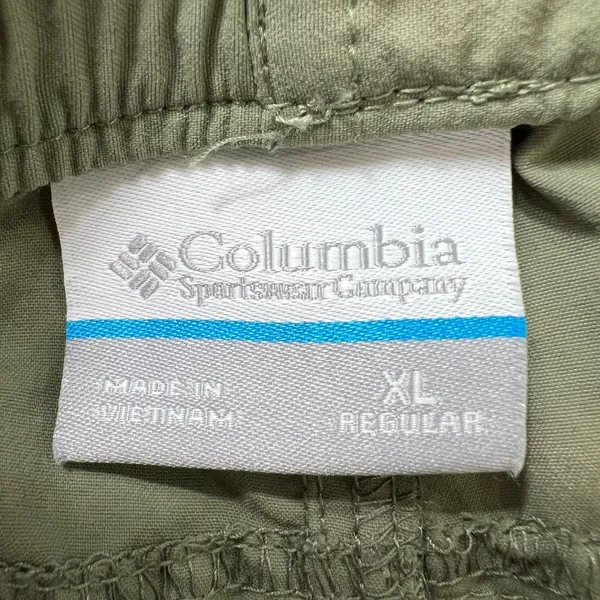 Columbia‎ Women's XL Olive Green Hiking Cargo Pants Lightweight Drawstring Waist - Image 6