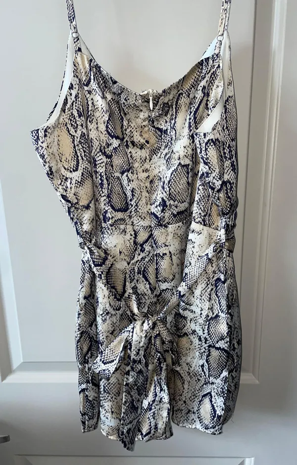 She & Sky Snakeskin Romper - Image 3
