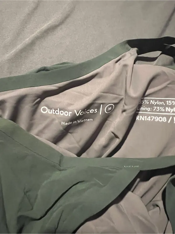Outdoor voices green active wear dress size M - Image 9
