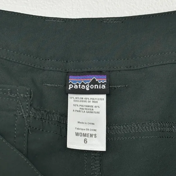 Patagonia Inter Continental Bermuda Shorts Sz 6 Charcoal Gray Gorpcore Hike - Image 5