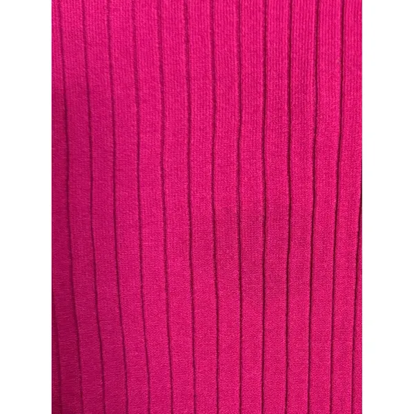 Lafayette 148 New York Sleeveless Mock Neck Ribbed Tank in fuchsia Pink size XL - Image 7