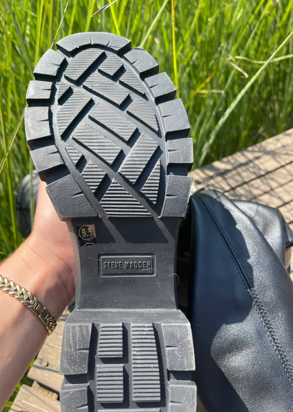 Steve Madden Chunky Heel Lug Boots - Image 6