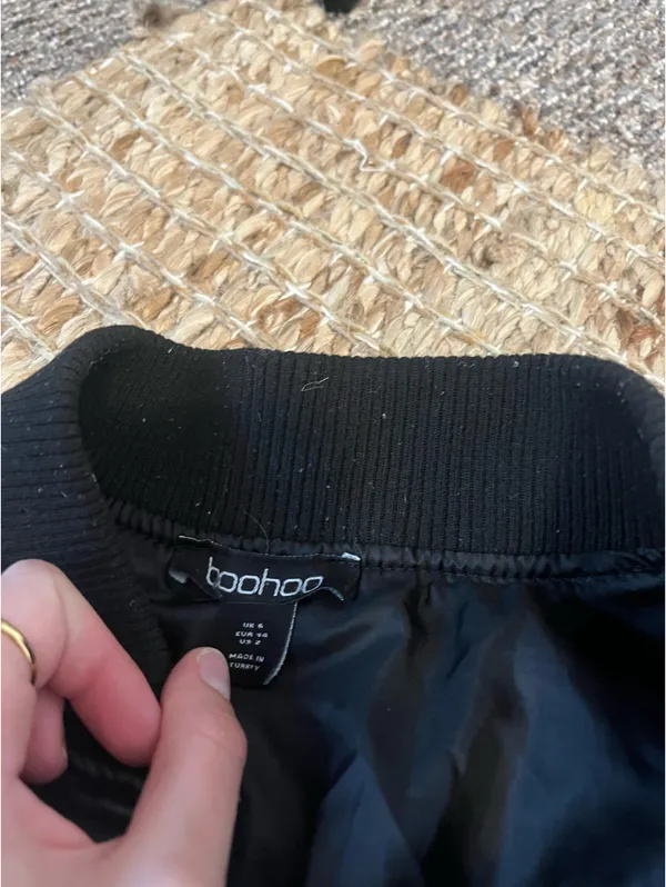 Boohoo Black Leather Jacket - Image 2