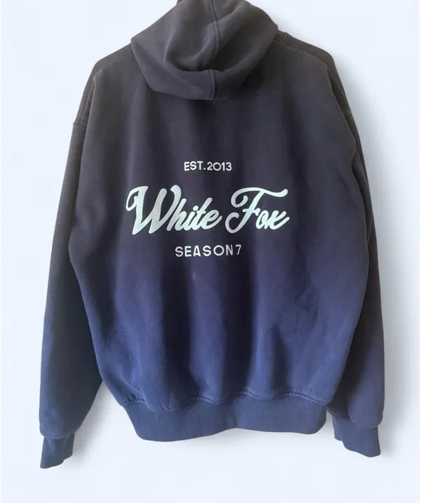 White Fox Boutique Hoodie Navy Blue - Image 2