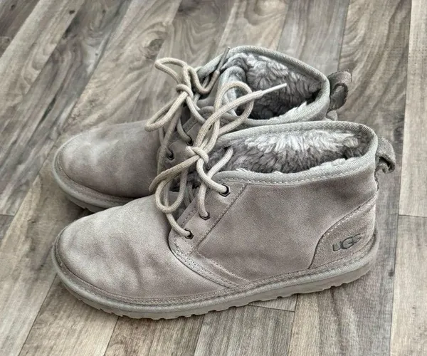 UGG Neumel Seal Gray Suede fur boots - Image 2