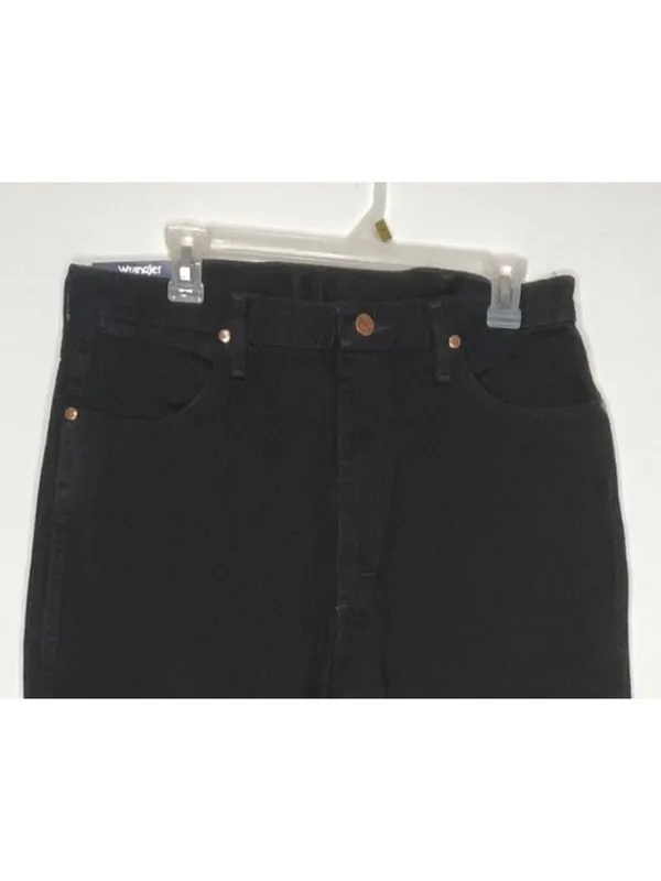 Wrangler Cowboy Cut Jeans Natural Rise Slim Fit Tapered Legs Size 11 x 34 Tall - Image 2