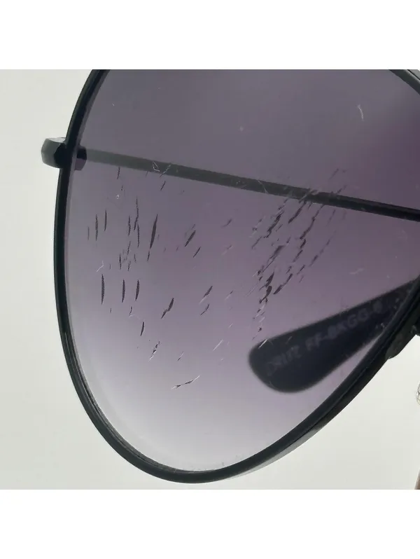 Diff Cruz Aviator Sunglasses Black Frame Purple Gradient Lenses - Image 12