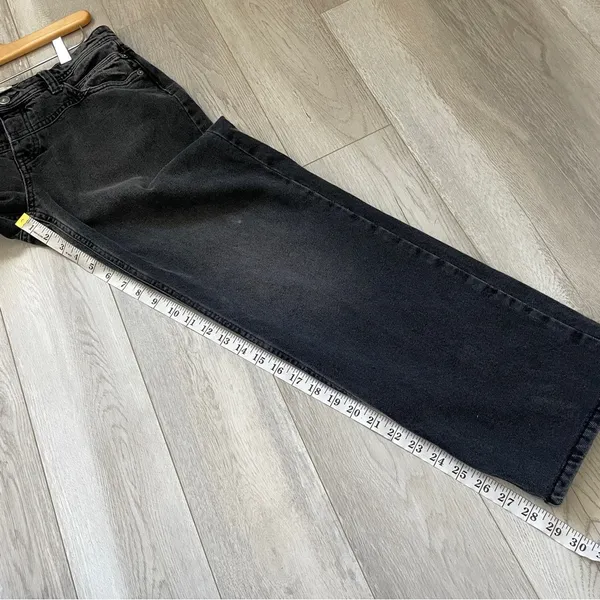 Free People Jeans low rise barrel womens Black (size 29) - Image 3