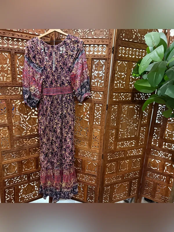 Free People Golden Hour Border Maxi Dress - Image 7