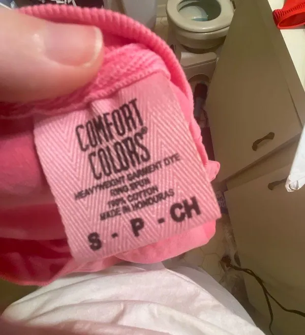 Comfort Colors Pink Shirt - Image 3
