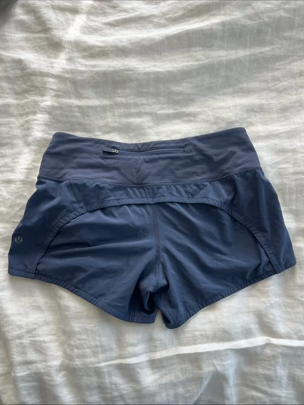 Lululemon Run Times Short II *4" Cadet Blue Sz 4 $58 - Image 2