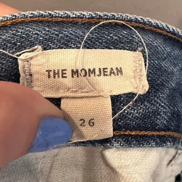 Madewell The Momjean High Waisted Denim Jeans Size‎ 26 Style AA585 - Image 5