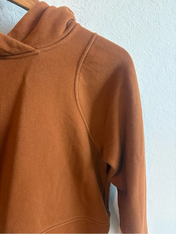 Lululemon Loungeful Cropped Hoodie Butternut Brown Small? - Image 4