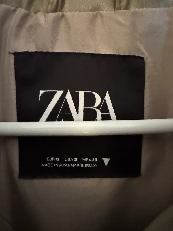 ZARA Tan Leather Vest - Image 2