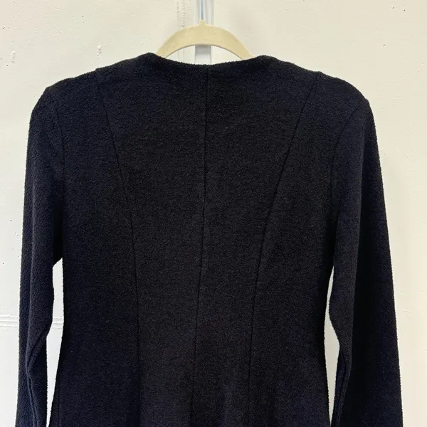 NWT H&M Black Textured Knit Button Front Jacket Cardigan Size Small‎ Classic - Image 6