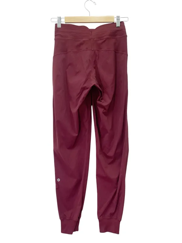 Lululemon Dance Studio Jogger Size 4 Deep Rouge Burgundy Swift Pants W5BPJS - Image 3